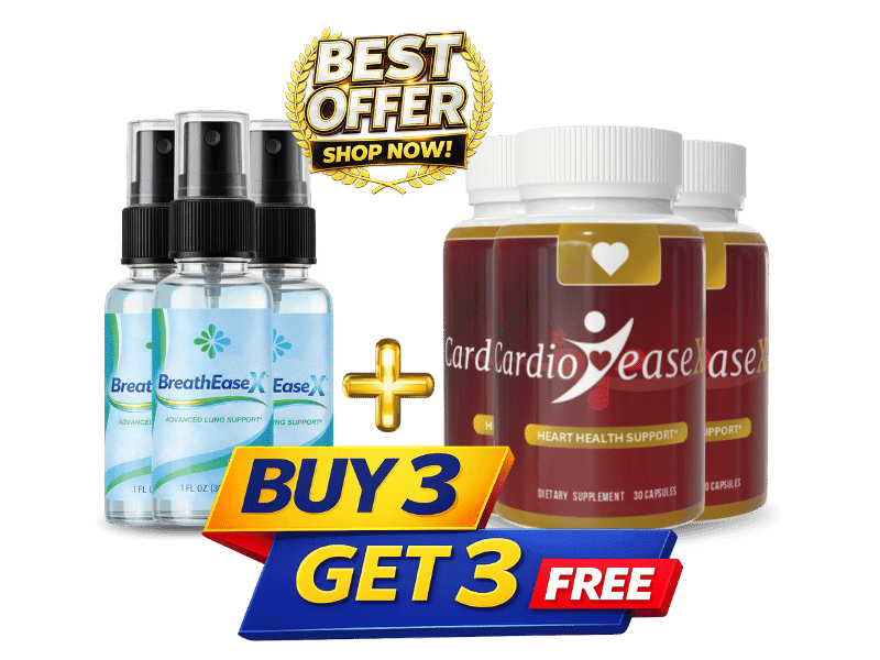 BreathEaseX and CardioEaseX 2 plus 2 kit