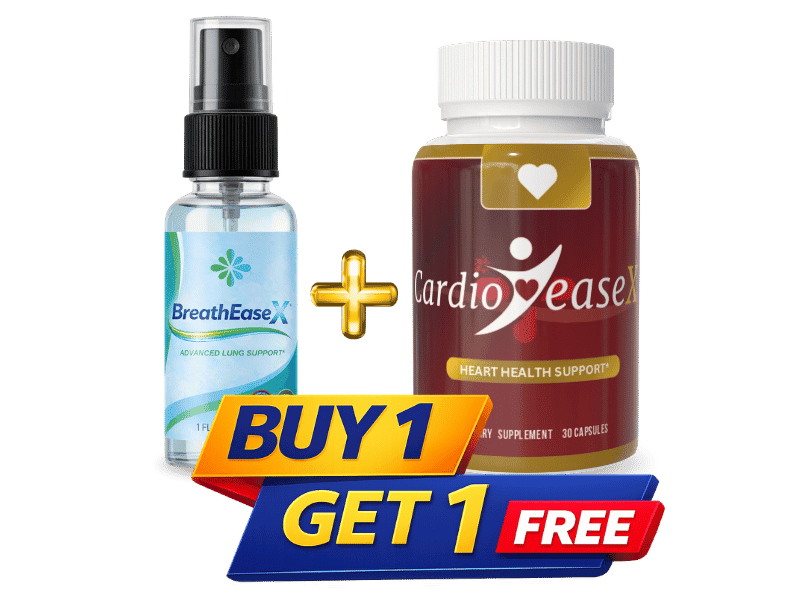 BreathEaseX oral spray and CardioEaseX capsules kit